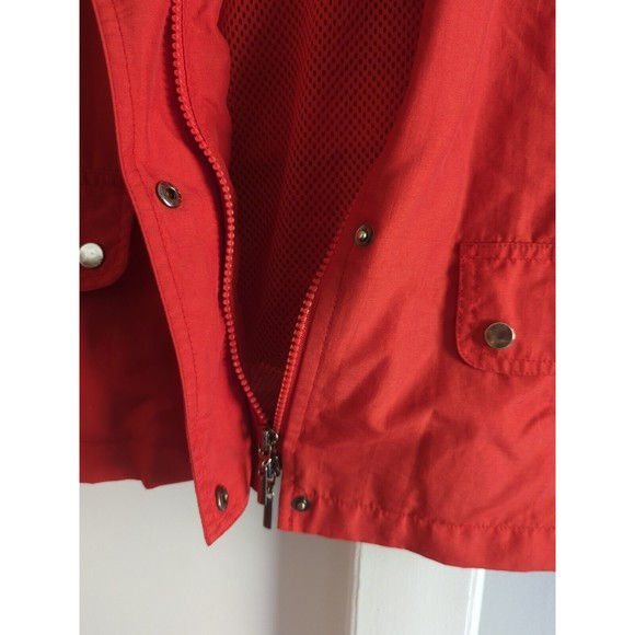 Coldwater Creek Women's Small Red Nylon Lightweight Windbreaker Jacket - Picture 10 of 10